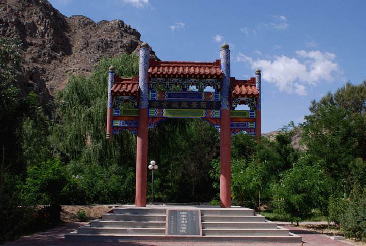 赤金峡风景区景观膜项目签订