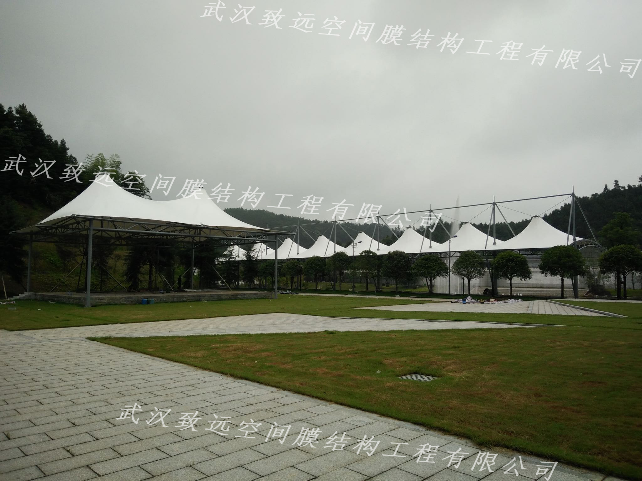 胡耀邦故居看台舞台