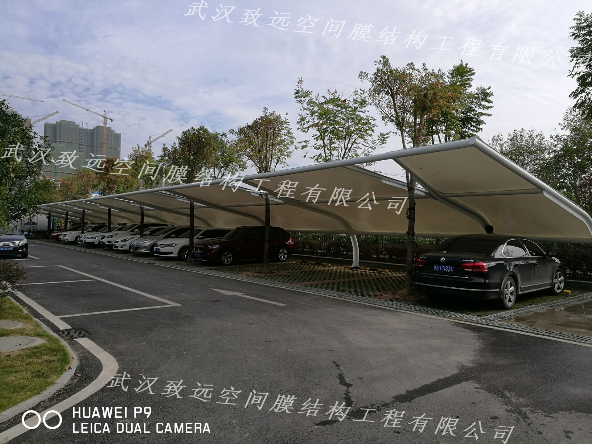 黄陂司法局车棚